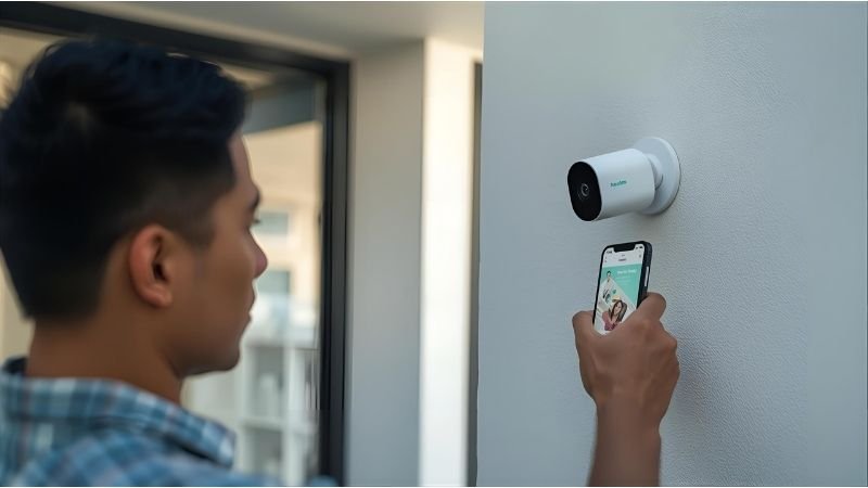 instalação câmera de segurança wi-fi